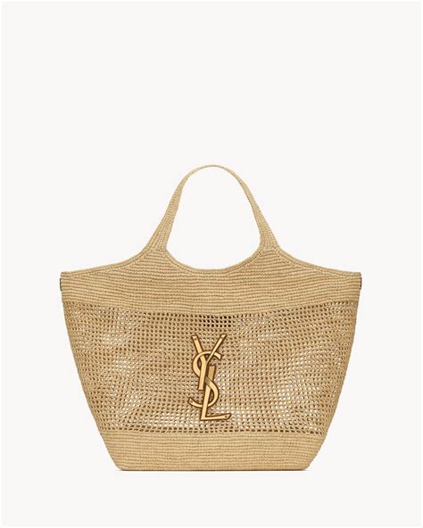 ysl icare raffia